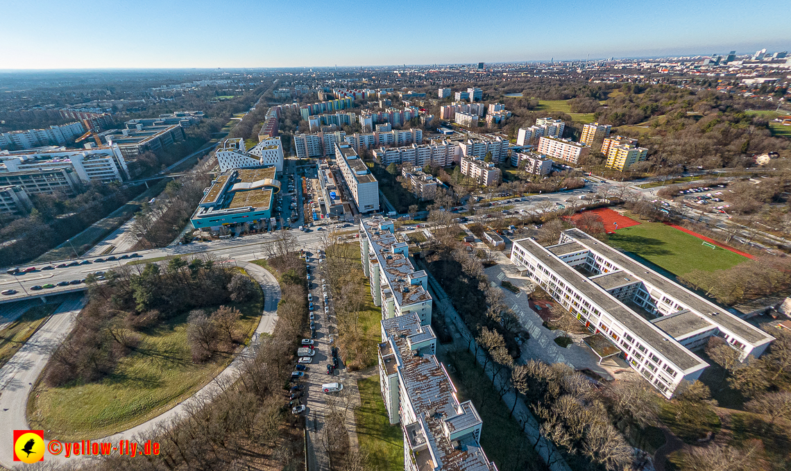 07.02.2023 - Luftbilder vom Plettzentrum in Neuperlache